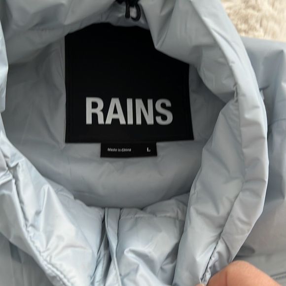 Rains Unisex Fuse Vest Sky Size L - Picture 10 of 14